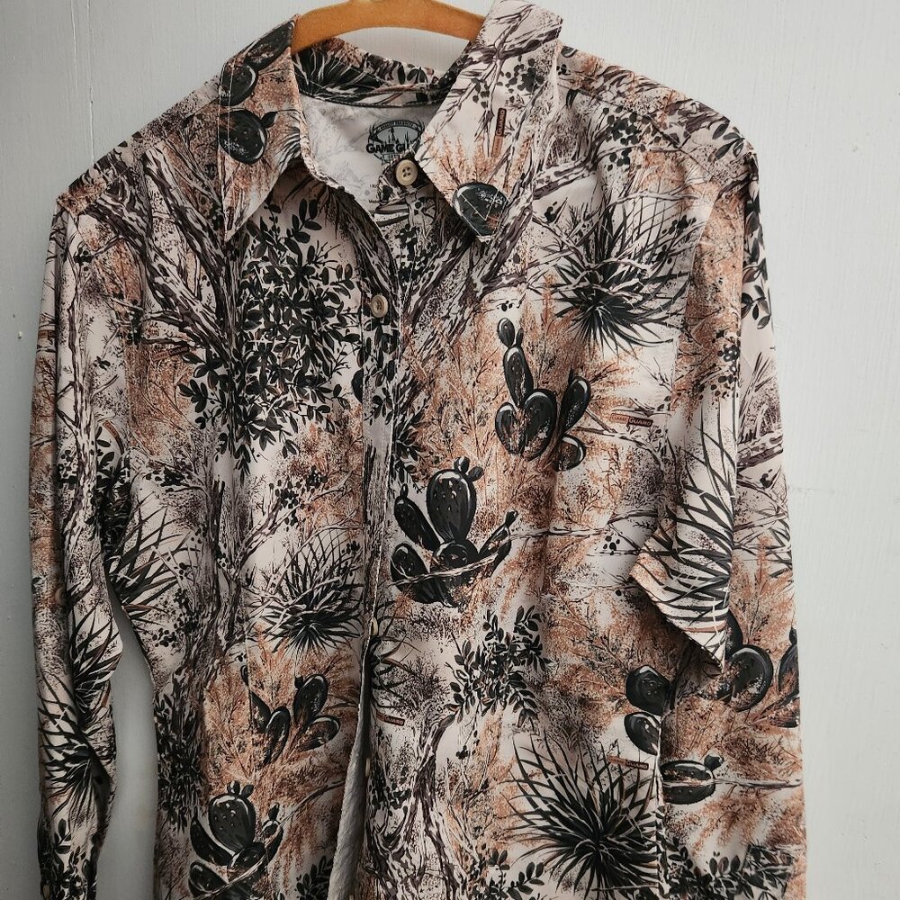 Game Guard Desert Camo Shirt Long Sleeved with button tab